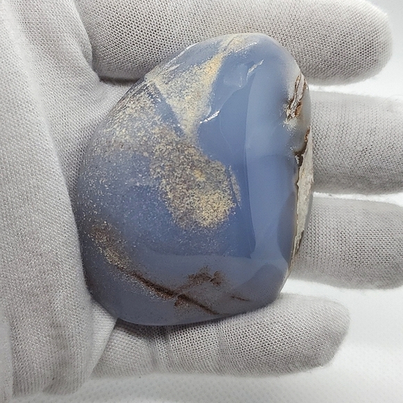 Blue Chalcedony Polished Freeform Gemstone - Picture 11 of 15